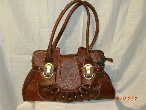 BROWN HANDBAG