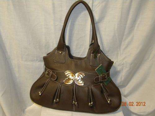 BROWN HANDBAG