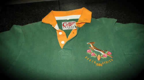 1996 Rugby Springbok Supporters Jersey - size Medium- Great Condition