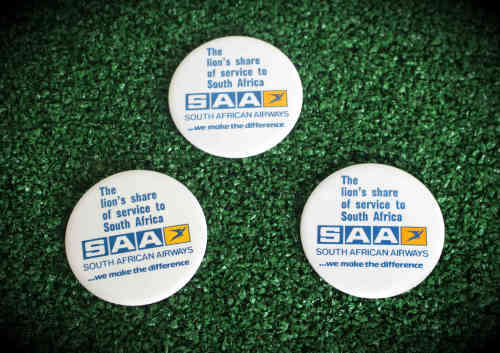 3 Vintage SAA Badges 75mm