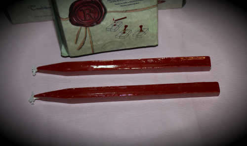 Traditional ROLFES Sealing Wax Post office Red in Box with 10 sticks