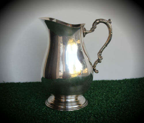 Vintage 1983 silver plated Pitcher Chamber of mines engraved in Appreciation to A.W Geldenhuys