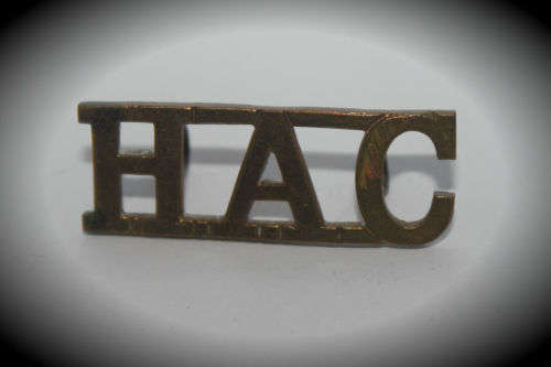 WW1 Honourable Artillery Company Shoulder Title - HAC - 35x12.5mm