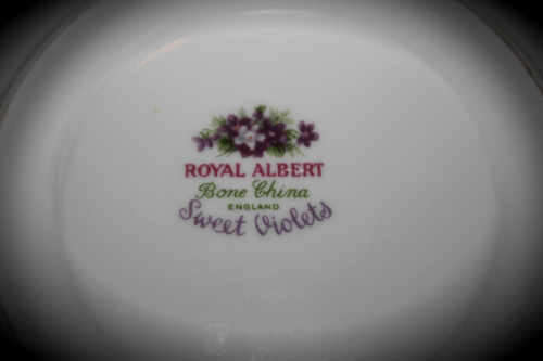 Vintage Royal Albert SWEET VIOLETS Bone China Side Saucer England (3 available) bid per Saucer