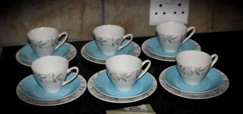 Vintage Iron stone Pontesa Made in Spain Trio Bid is for 1 Trio (6  available)