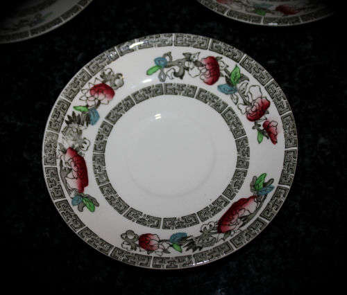 Vintage Johnson Bros England Indian tree `SMALL DUO`` genuine hand engraved-Best Loved Indian Tree