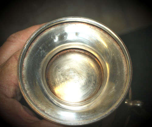 Vintage Victorian plate Jug made in Canada 610g  210x210x150mm bottom damaged
