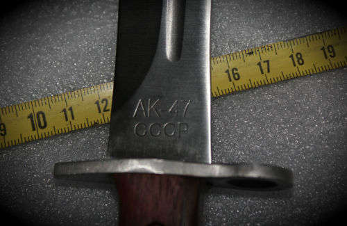 AK-47 CCCP Bayonette with Sheath -could be a replika
