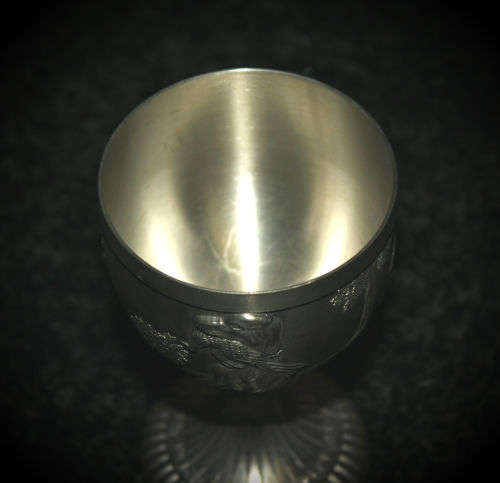 Vintage Detailed OLWE 94% Pewter West Germany Goblet 127x72mm