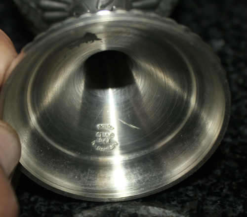 Vintage Detailed OLWE 94% Pewter West Germany Goblet 127x72mm