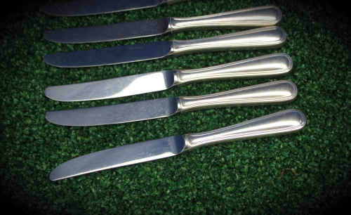 6 HEBB Tradition Stainless Steel Quality Knifes -Germany 208mm