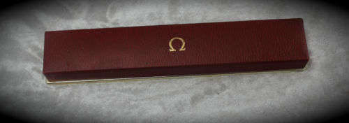 Vintage Omega De Ville 1350 Ladies Quartz watch with leather strap in box- working -new Battery .