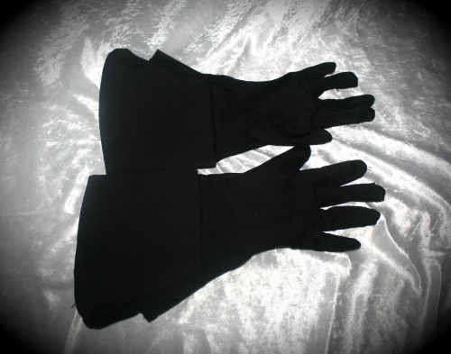 Masonic Black Gloves