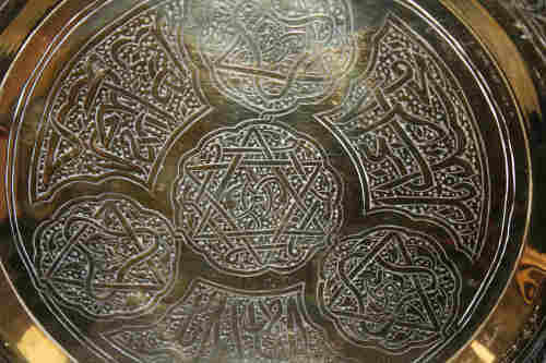 Solid Brass detailed wall Plague 242mm -265g
