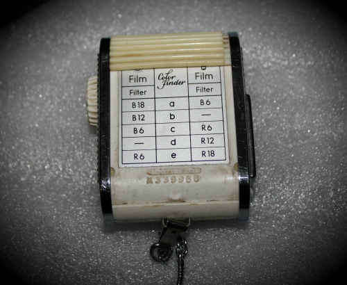Vintage Gossens `Sixon` exposure meter with Color Finder with Case