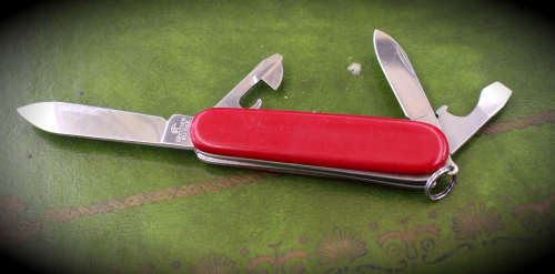 Swiss Army knife officier suisse victorinox switzerland stainless rostfrei