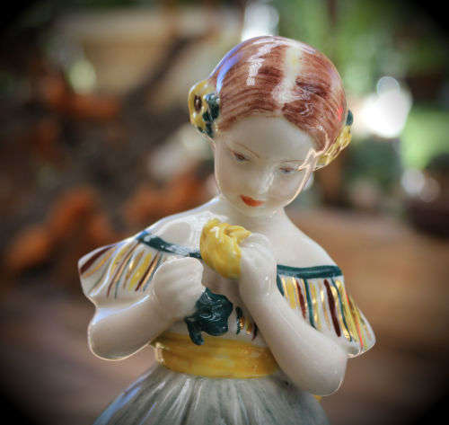 Hand painted S.A.G.P.H Porcelain Lady Figurine 240x175mm