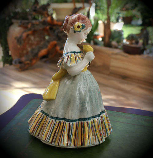Hand painted S.A.G.P.H Porcelain Lady Figurine 240x175mm
