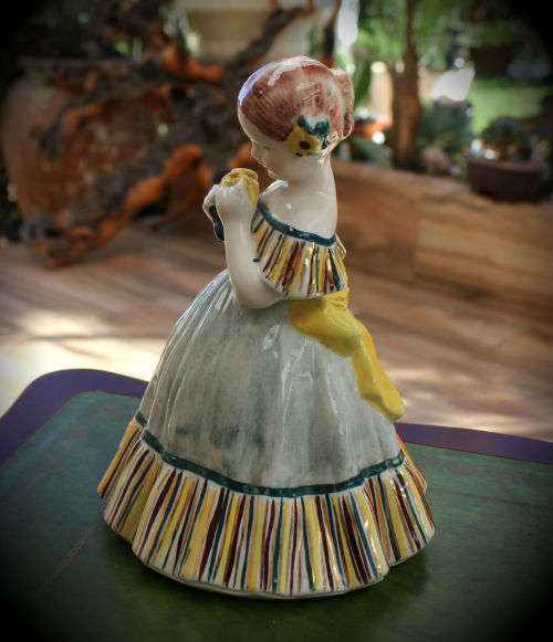 Hand painted S.A.G.P.H Porcelain Lady Figurine 240x175mm