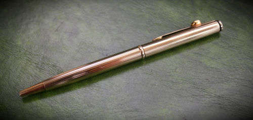A Gold plated Parker Insigna Ht ballpoint pen made in the USA- No case