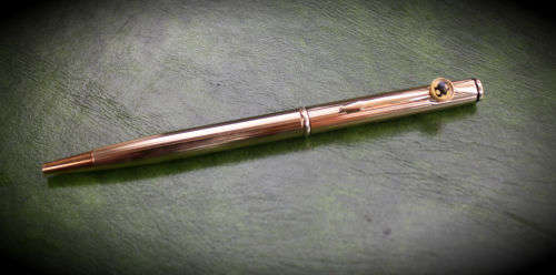 A Gold plated Parker Insigna Ht ballpoint pen made in the USA- No case