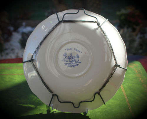 Vintage BRAY BUCKS Thames River Scenes by Palissy Pottery Stafforshire England 185mm