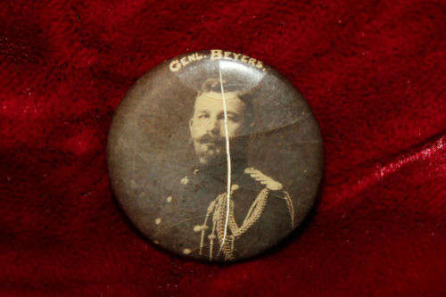 Rare!! Pin Badge of Boerwar General Beyers -23mm  - No Pin