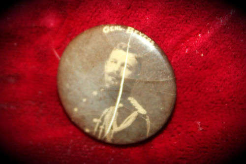 Rare!! Pin Badge of Boerwar General Beyers -23mm  - No Pin