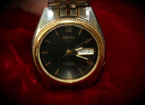 Mens Seiko automatic wrist watch 21 Jewels (Working) water resistant MS 7S26-3260 A4