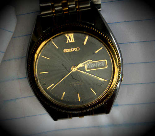 Mens Seiko automatic wrist watch 21 Jewels (Working) water resistant MS 7S26-3260 A4