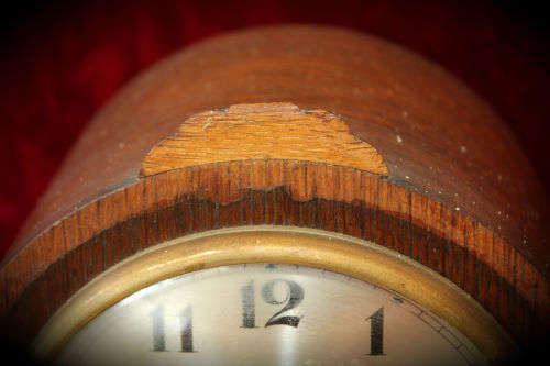 Fischers P.E Mantel Clock Van die Gereformeerde Kerk PHILIPPOLIS need parts and repairs-289x454x135m