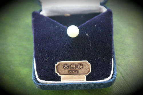 Takashimaya Pearl Tie Tack in Box