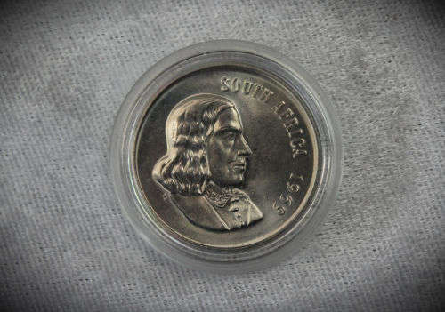 1969 Proof coin 50 Cents English Legend - SOUTH AFRICA capsuled Mintage 12000