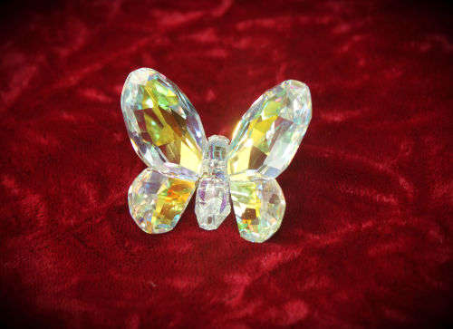 Collectable SWAROVSKI Crystal Butterfly  -18x31x32mm- Not Boxed-Retired