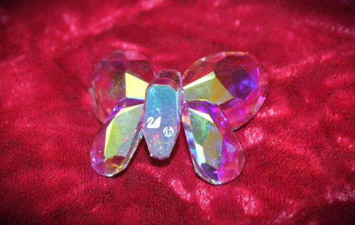 Collectable SWAROVSKI Crystal Butterfly  -18x31x32mm- Not Boxed-Retired