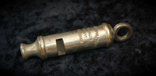 The Metropolitan J.Hudson & Co Birmingham Police whistle