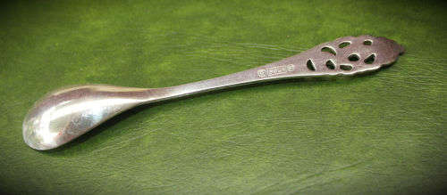Antique Zola Silver Plated spoon set Hall Marked E Zola 90 (90g Silver) Nederland in origanal box