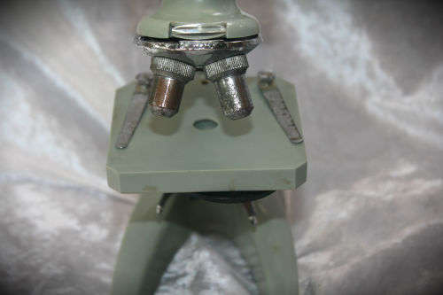 Vintage Tasco 900x Power-Calculator Microscope 250x130x75mm -mirror missing no Globe