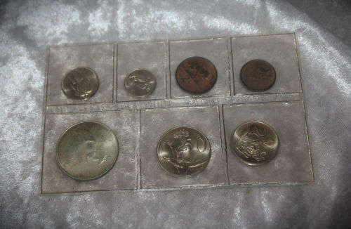 1968 ENG SA Mint issued UNC set  Silver R1 !!! _