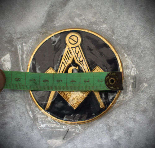 Masonic Badge -(plastic) Square & Compasses With "G" Round