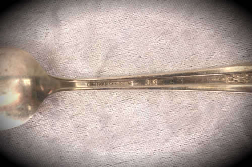 Collectable Wm. Rogers Mfg. Co. Presidential Silver Plate Spoon featuring Thomas Jefferson 153mm