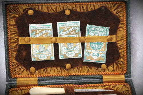 Vintage embroidery set on origanal Box