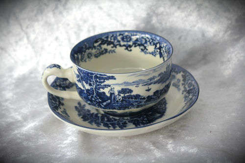 William James -Pastoral Symphony duo cup 60x90mm saucer 130mm