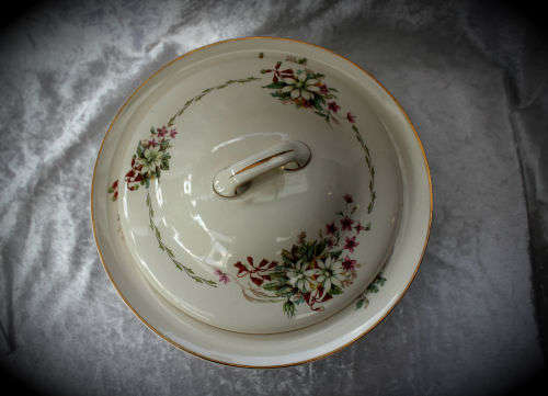 Vintage Royal Doulton Tureen BUSHFLOWERS D.6387 Regd. in Australia 120x260mm