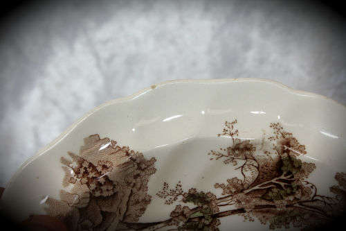 Vintage Bowl THE OLD MILL by Jhonson Bros made In England   35x168mm