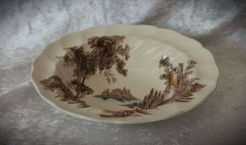Vintage Bowl THE OLD MILL by Jhonson Bros made In England   35x168mm