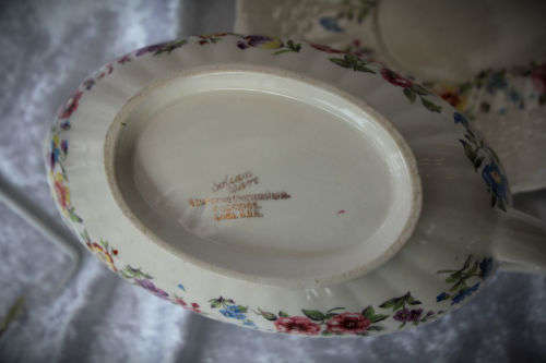 Vintage Gravy Boat and saucer Solian Ambassador ware Simpsons Potters Cobridge England