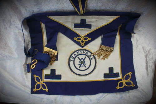 Masonic  TRANSVAAL ASSISTANT  Apron and Collar