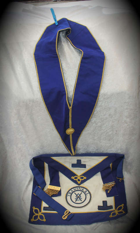 Masonic  TRANSVAAL ASSISTANT  Apron and Collar