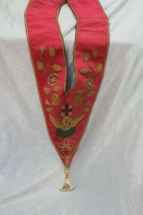 Masonic regalia Masonic collar with Jewel
